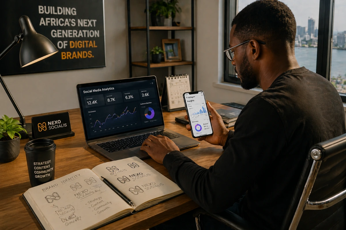 An African Social Media Manager